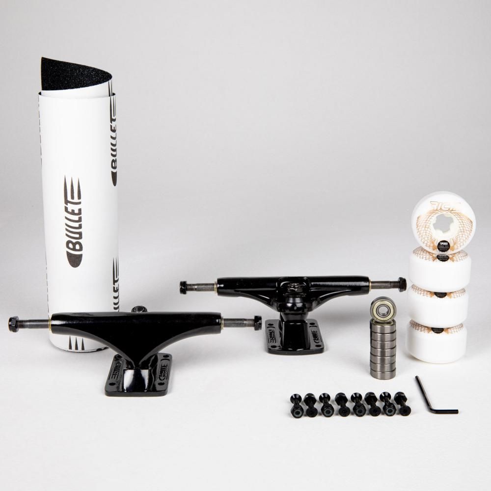 BULLET KIT TRUCK  ROUES  ROULEMENTS  PADS  OUTIL  GRIP