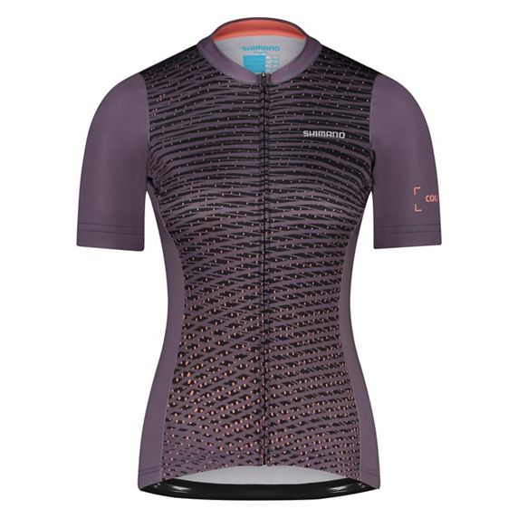 MAILLOT MANCHES COURTES SHIMANO COLORE POUR FEMMES
