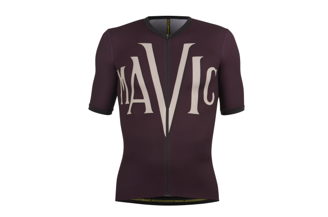 MAILLOT MAVIC HERITAGE  AUBERGINE JERSEY MEN