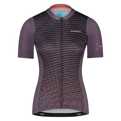 MAILLOT MANCHES COURTES SHIMANO COLORE POUR FEMMES
