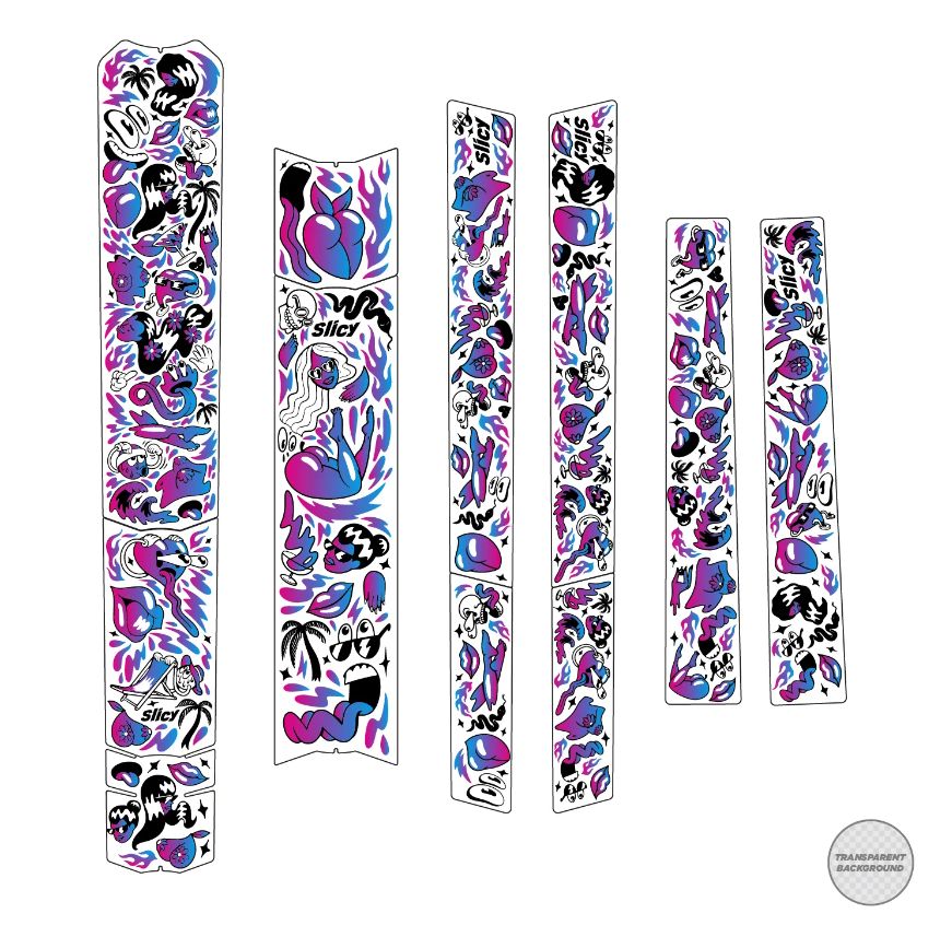 Protection de cadre Imprimée – Slicy Colors SWEET DREAM