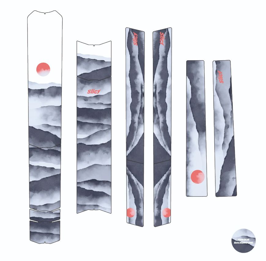 Protection de cadre Imprimée – Slicy Colors HAKUBA