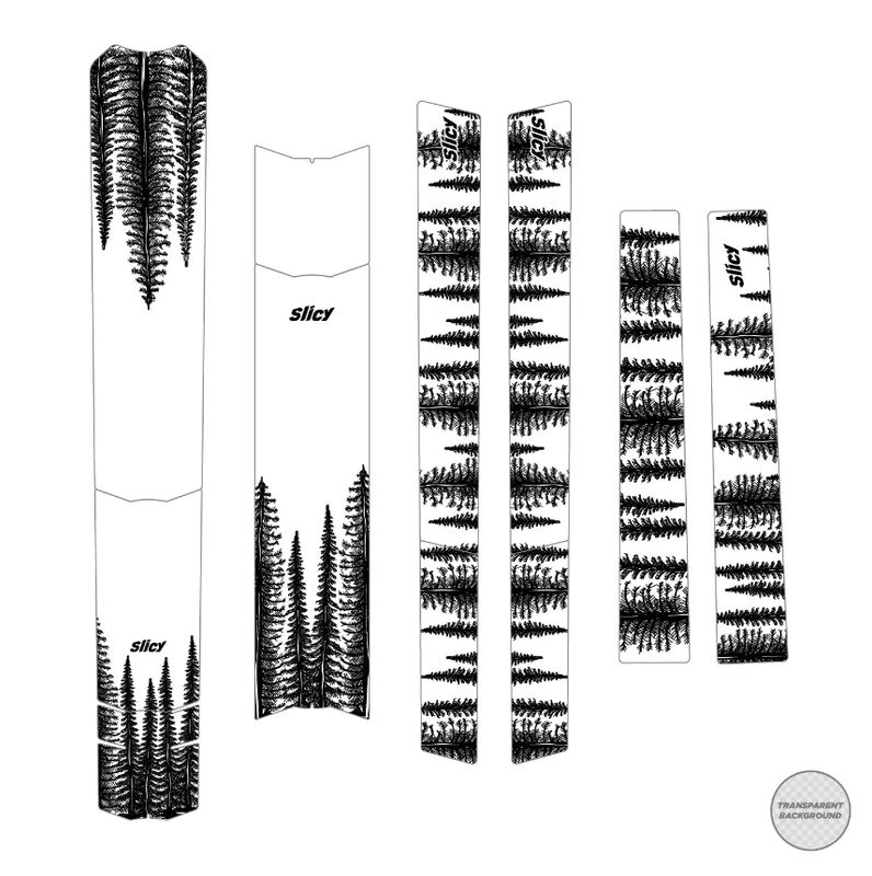 Protection de cadre Imprimée – Slicy Colors DARK FOREST