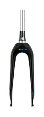Fourche CLIQ Citizen Carbone Bleu HARO