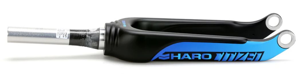 Fourche CLIQ Citizen Carbone Orange, Bleu, Gris HARO