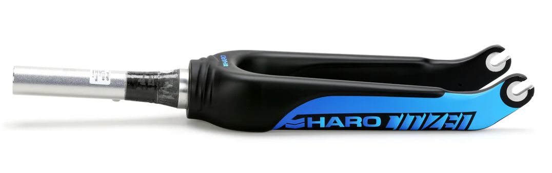 Fourche CLIQ Citizen Carbone Bleu HARO