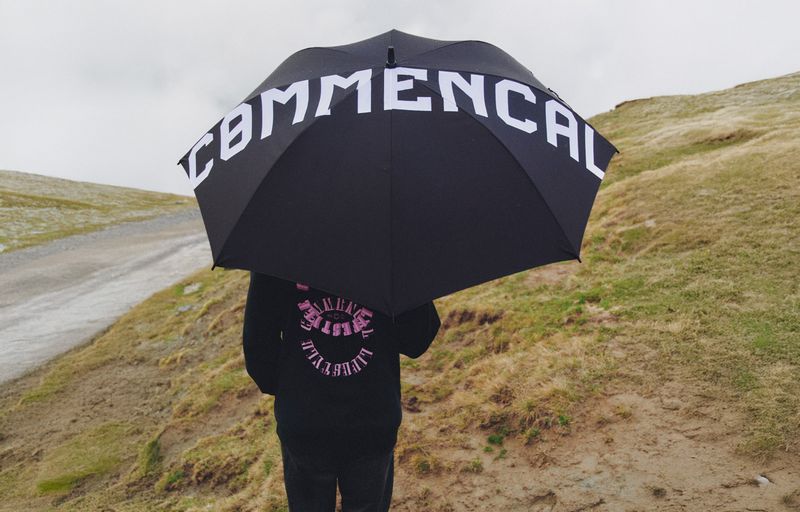 PARAPLUIE COMMENCAL CORPORATE BLACK