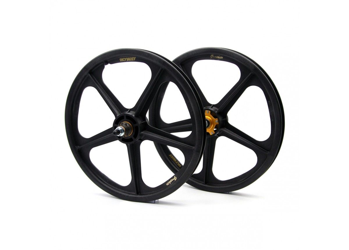 Roues Skyway 20&quot; GRAPHITE Tuff Wheels -  pour célébrer la sortie du vélo Bob Haro Ikonix !