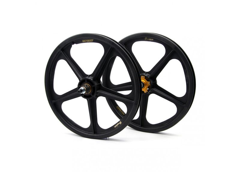 Roues Skyway 20&quot; GRAPHITE Tuff Wheels -  pour célébrer la sortie du vélo Bob Haro Ikonix !