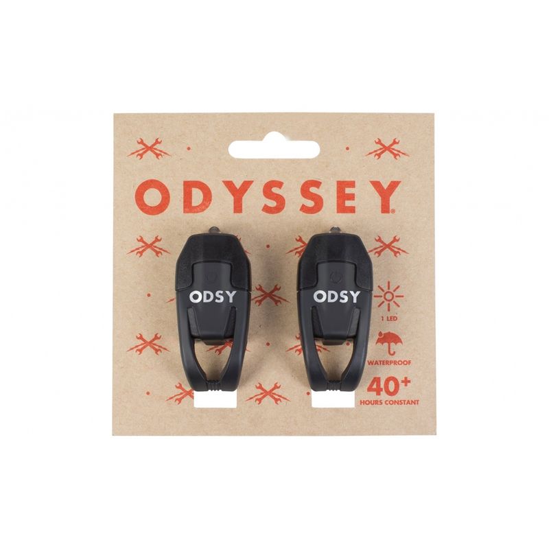 Kit Lumiere Odyssey Bike (Av+Ar) Black