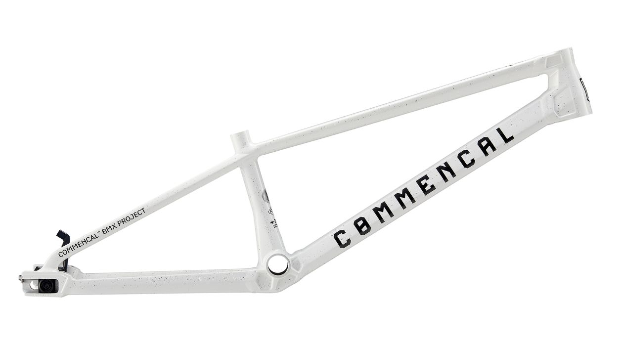 CADRE COMMENCAL BMX V1 GLITTERY WHITE