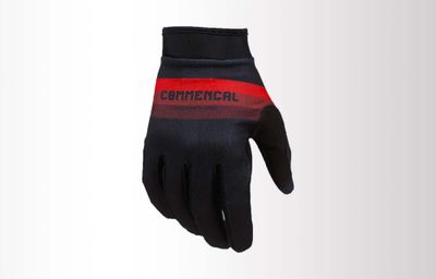 GANTS VELCRO COMMENCAL KIDS RACE RED POLYCHROM