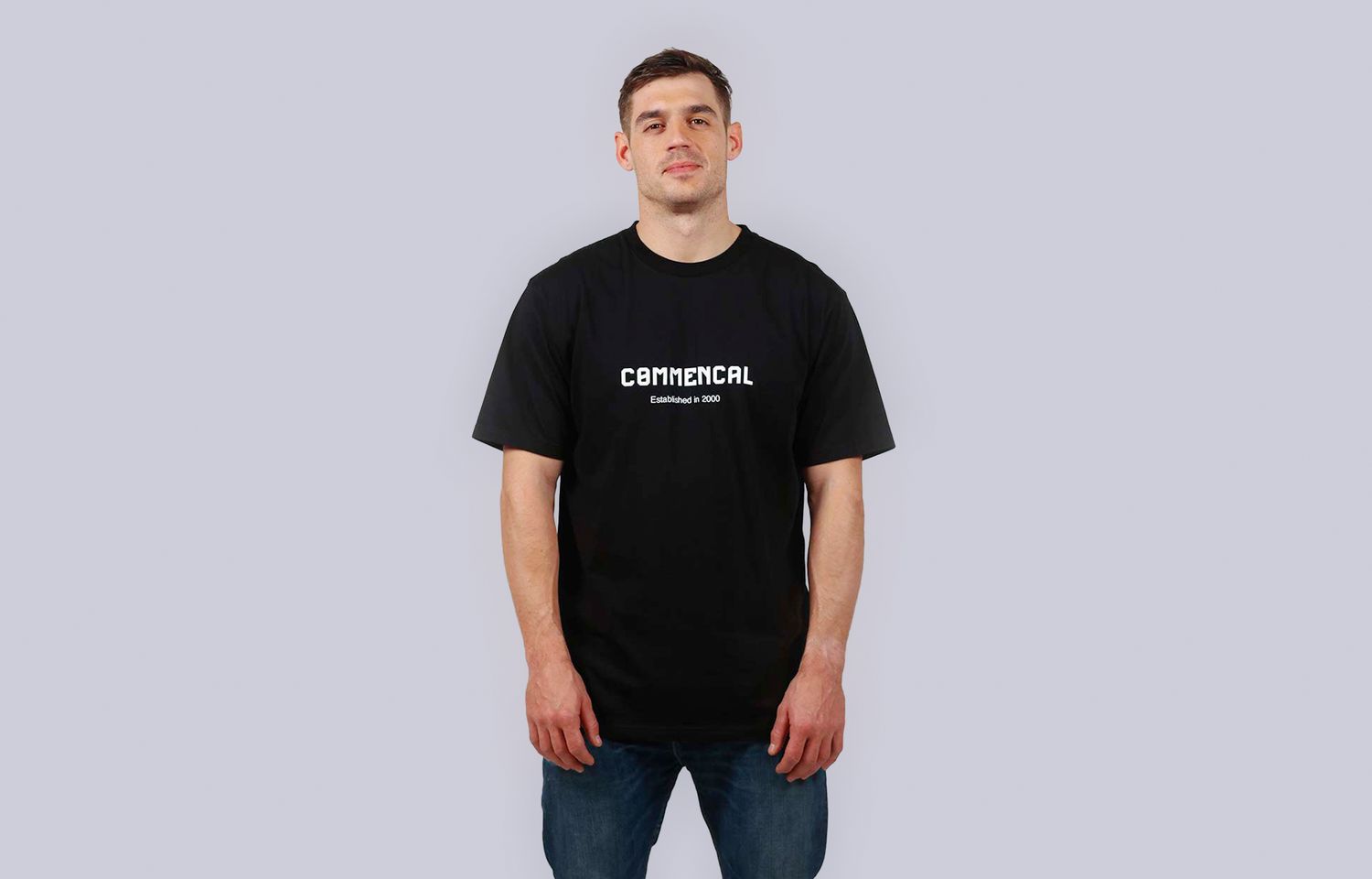 T-SHIRT COMMENCAL CORPORATE BLACK