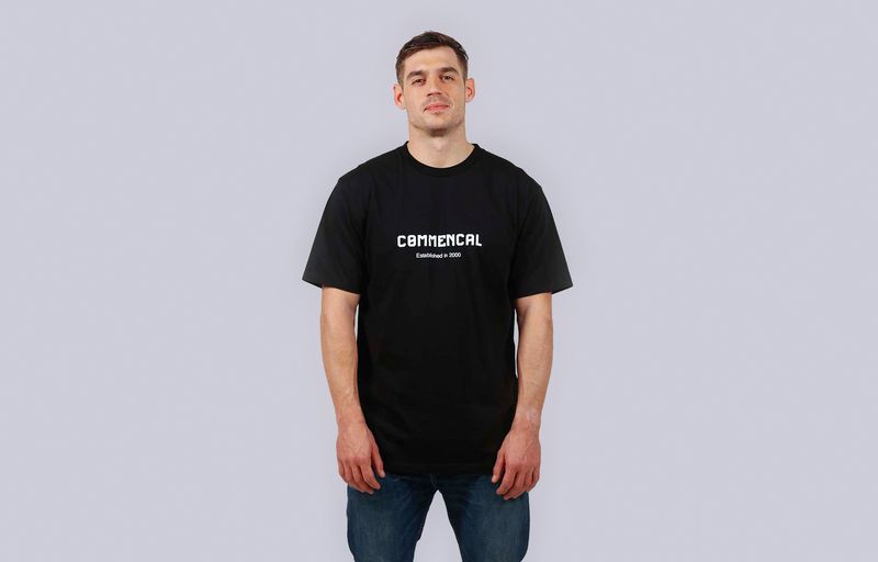 T-SHIRT COMMENCAL CORPORATE BLACK