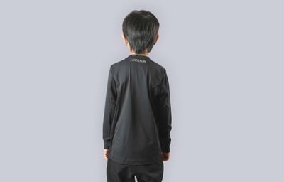MAILLOT COMMENCAL LIGHTECH MANCHES LONGUES KIDS BLACK BASIC