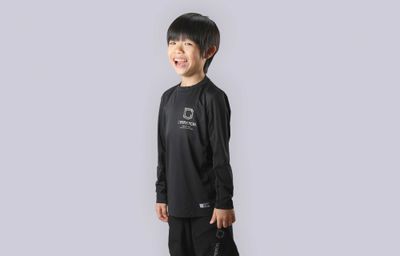 MAILLOT COMMENCAL LIGHTECH MANCHES LONGUES KIDS BLACK BASIC