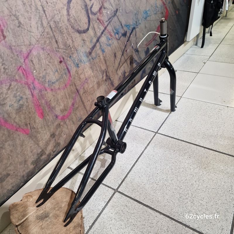 Cadre  et fourche BMX Freestyle Downtown DLX Noir