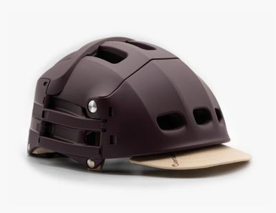 Overade PLIXI  Casque Pliable CARMIN RED