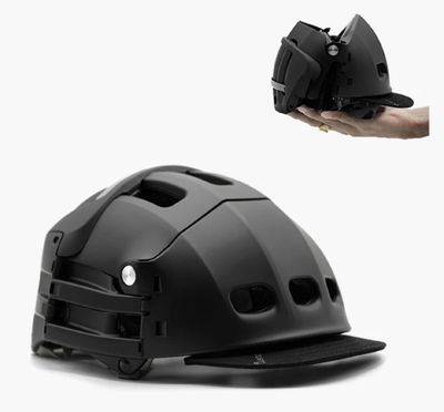 Overade PLIXI  Casque Pliable SATIN BLACK