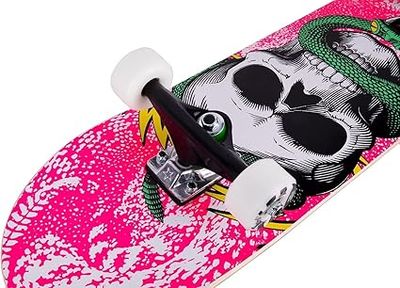 POWELL PERALTA COMPLETE 7.75 X 31.08 SKULL &amp; SNAKE PINK