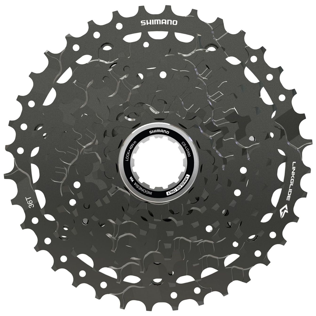 Shimano Cassette  CS-LG400  LinkGlide | 9 Vitesses  11 36 Dents