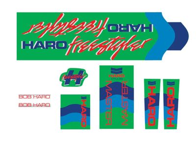 Décalcomanies BMX HARO Master Green 1985