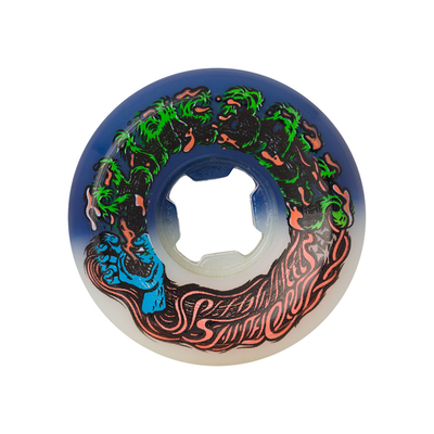 Roues de skateboard SLIME BALLS Snot Rocket Blue en 53mm et 95A