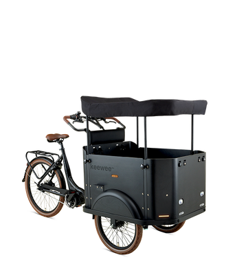 CARGO TRIPORTEUR E-BIKE KEEWEE NOIR