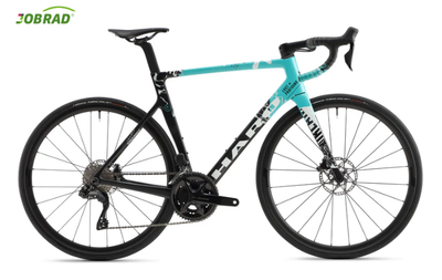 Rivette Carbone 2  HARO Noir mat Bleu sarcelle