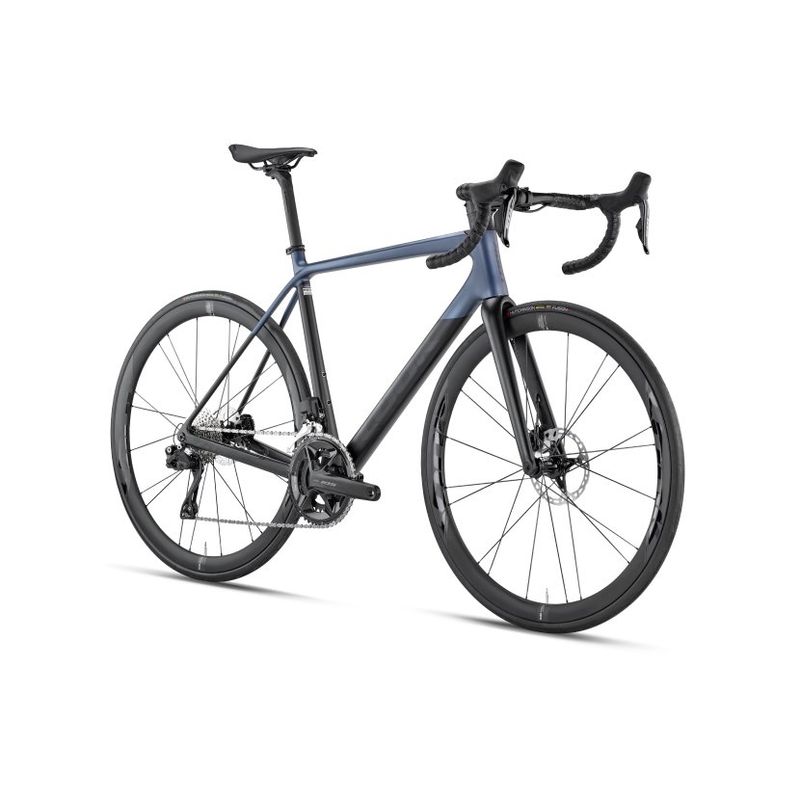 LOOK 785 Huez 2 Disc – Shimano 105 Di2 – Roues carbone LOOK R38D – Grey Blue Satin