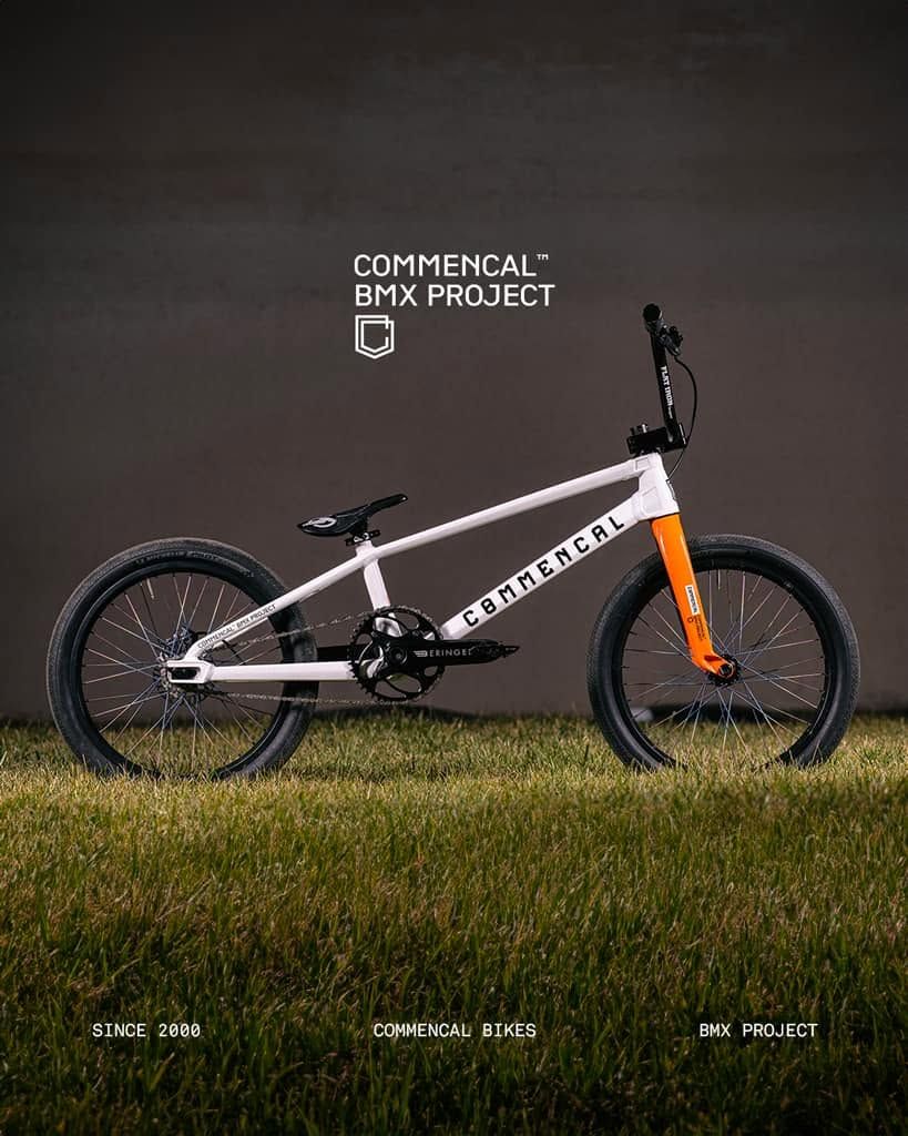 CADRE COMMENCAL BMX V1 GLITTERY WHITE