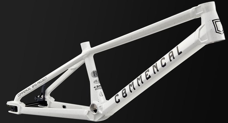 CADRE COMMENCAL BMX V1 GLITTERY WHITE