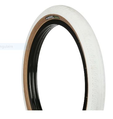 Pneus HPF BMX Blanc