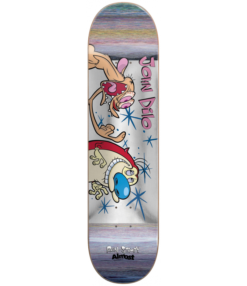 ALMOST DECK REN &amp; STIMPY FINGERED R7 DILO 8.125