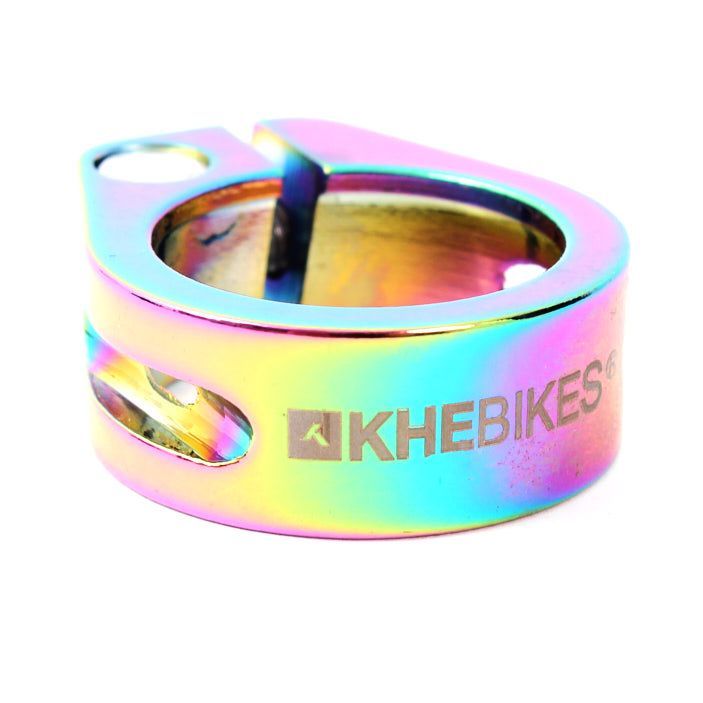 Collier de Selle BMX KHEbikes - Finition Oil Slick (Oil Fuel)