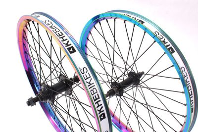 Paire de Roues BMX KHEbikes 20" - Édition Oil Slick - 10mm / 14mm S/B