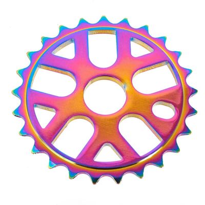 Plateau BMX KHE MVP 25 Dents - Finition Oil Slick