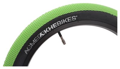 Pneu BMX KHE ACME 20" x 2,40" - Vert/Noir