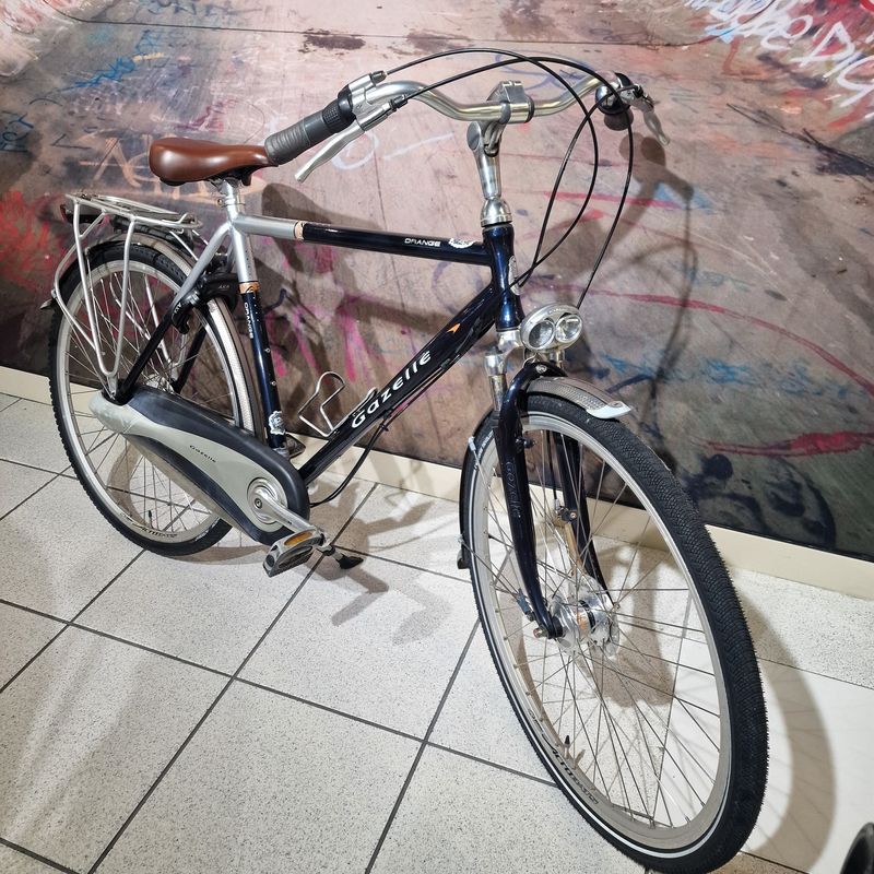 Gazelle Orange – Le Vélo Hollandais par Excellence – Cadre Homme