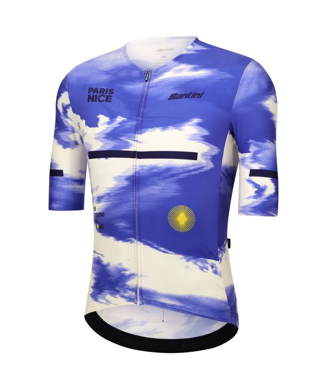 Santini Paris-Nice 2025 – Maillot Cycliste Manches Courtes Officiel