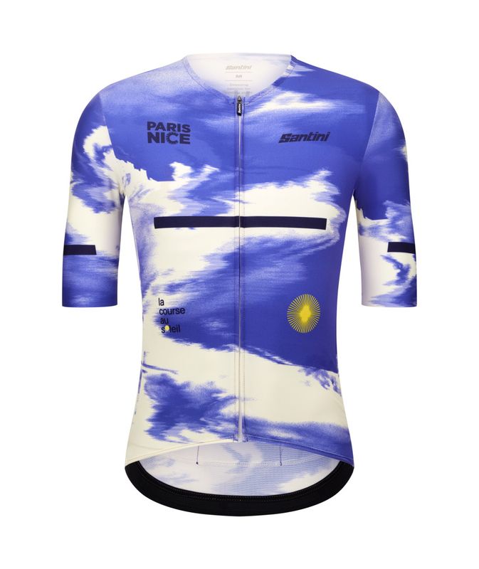 Santini Paris-Nice 2025 – Maillot Cycliste Manches Courtes Officiel