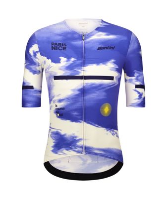 Santini Paris-Nice 2025 – Maillot Cycliste Manches Courtes Officiel