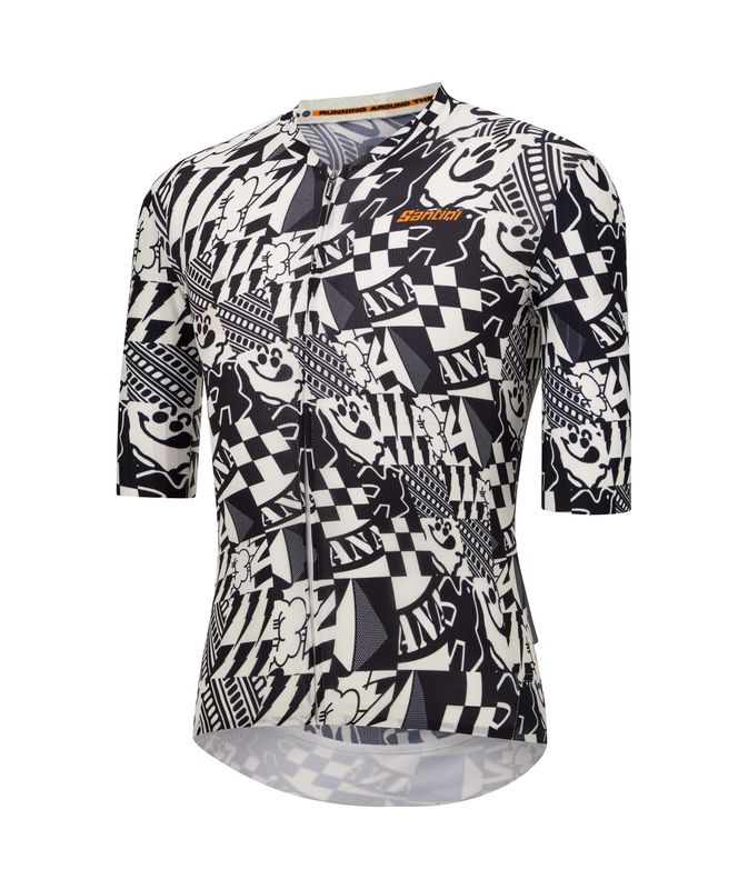Santini 60 – Maillot Cyclisme Manches Courtes