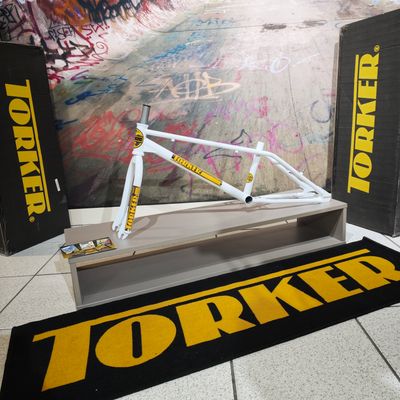 Ensemble Cadre et Fourche BMX Torker PRO-X Race Blanc