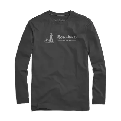 T-SHIRT MANCHES LONGUES BOB HARO DESIGN – GREY