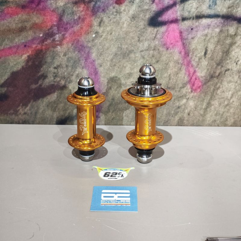 Kit moyeux BMX YZ204 36H – Doré