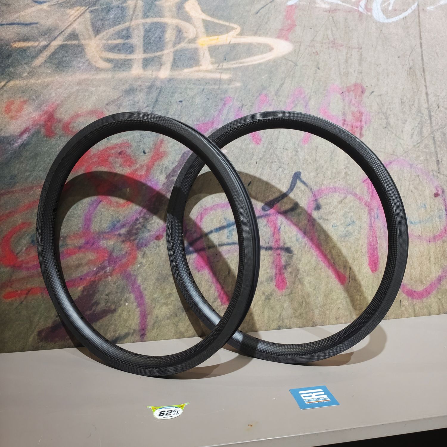 Paire de jantes carbone BMX Race 20" 30 mm – 36H