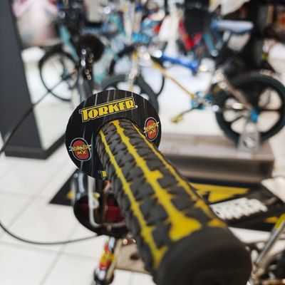 Donuts de poignées BMX Torker MX noir strié Donuts de poignées BMX Torker MX noir strié