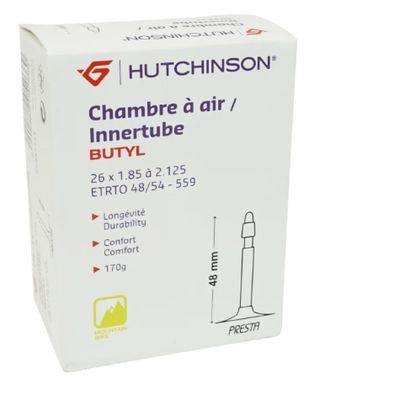 Chambre à air Hutchinson Standard 26 x 1.85/2.125 – Presta 48 mm