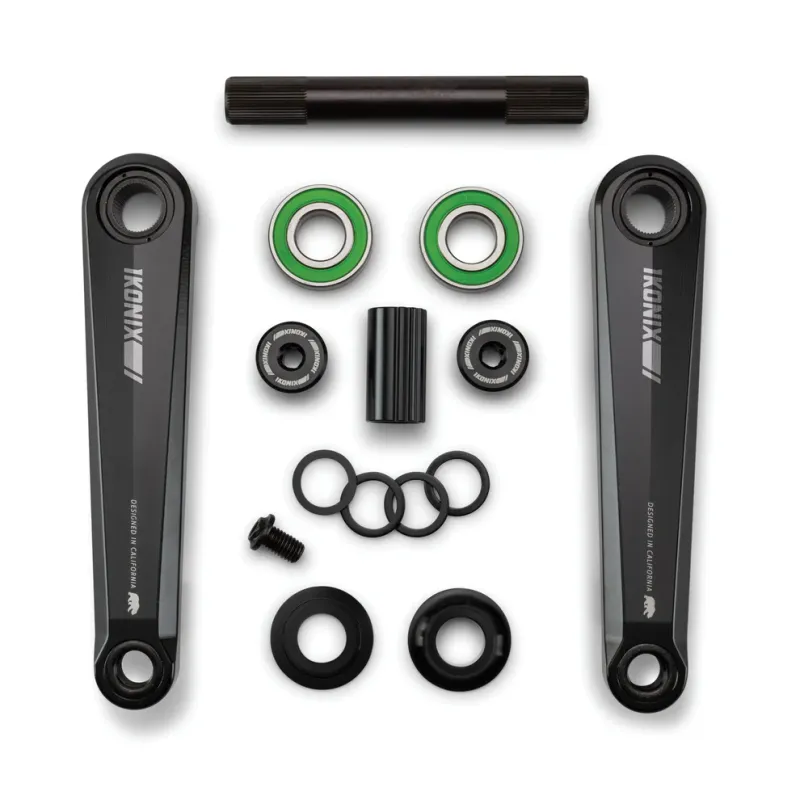 Pédalier BMX IKONIX Billet – Aluminium 7075 CNC